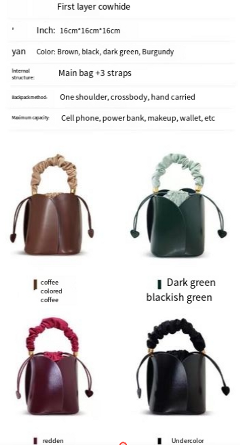 P7 Damestassen 2023 Nieuw Emmer Niche Ontwerp Groentemand High-end Petal Draagbare Crossbody Tas_voghion.com