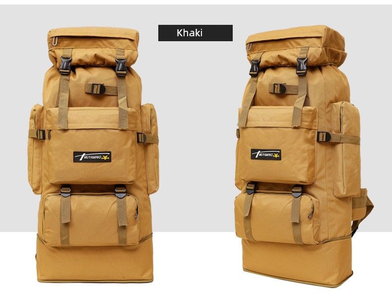 100L Thickened Expansion Large Capacity Backpack Lage Outdoor Camping Camouflage Shiralee Travel Big Bag_voghion.com