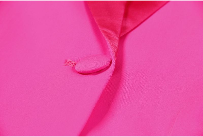 Abbigliamento femminile Stile celebrità di Internet Completo di piume di struzzo Completo due pezzi Vestito temperamento Completo pantaloni da donna_voghion.com