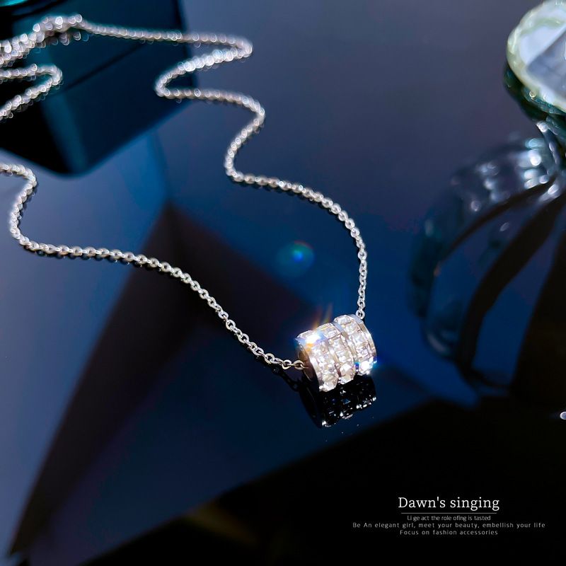 【Corpo intero in acciaio al titanio】 Collana in vero oro con fornace per vita barbarica, stile estremamente semplice, per donne_voghion.com