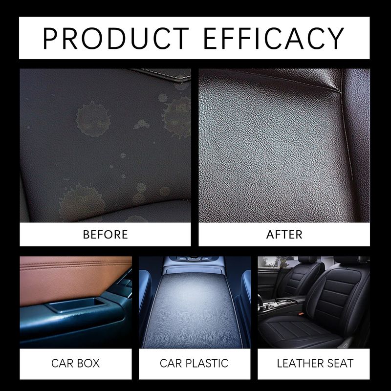 Homonth Car Plastic Renovation Wipes, Decontamination Refurbishment Clean Car Upholstery Portable Maintenance Wipes_voghion.com