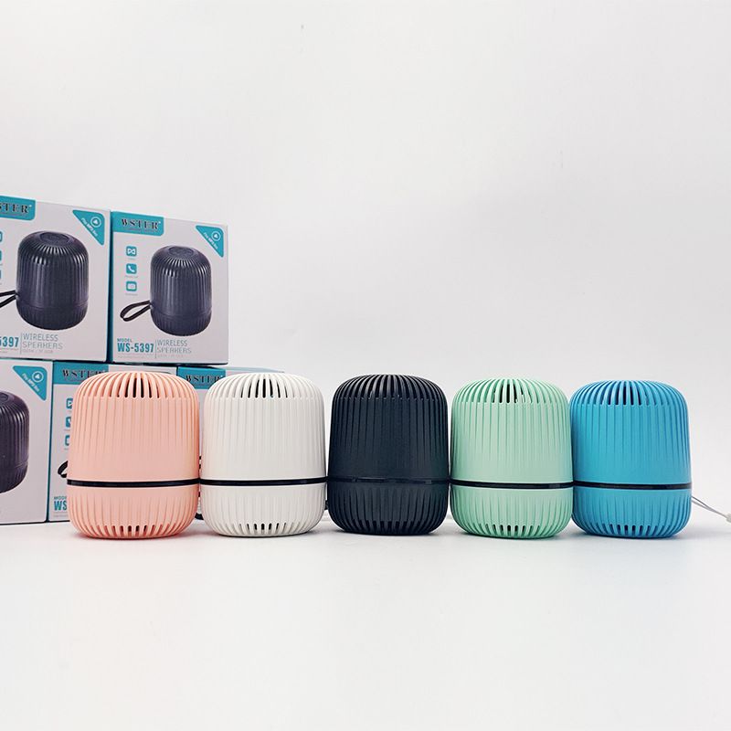 WS-5397 Mini altavoz inalámbrico portátil para exteriores con Bluetooth, gran volumen, con enchufe para tarjeta TF_voghion.com