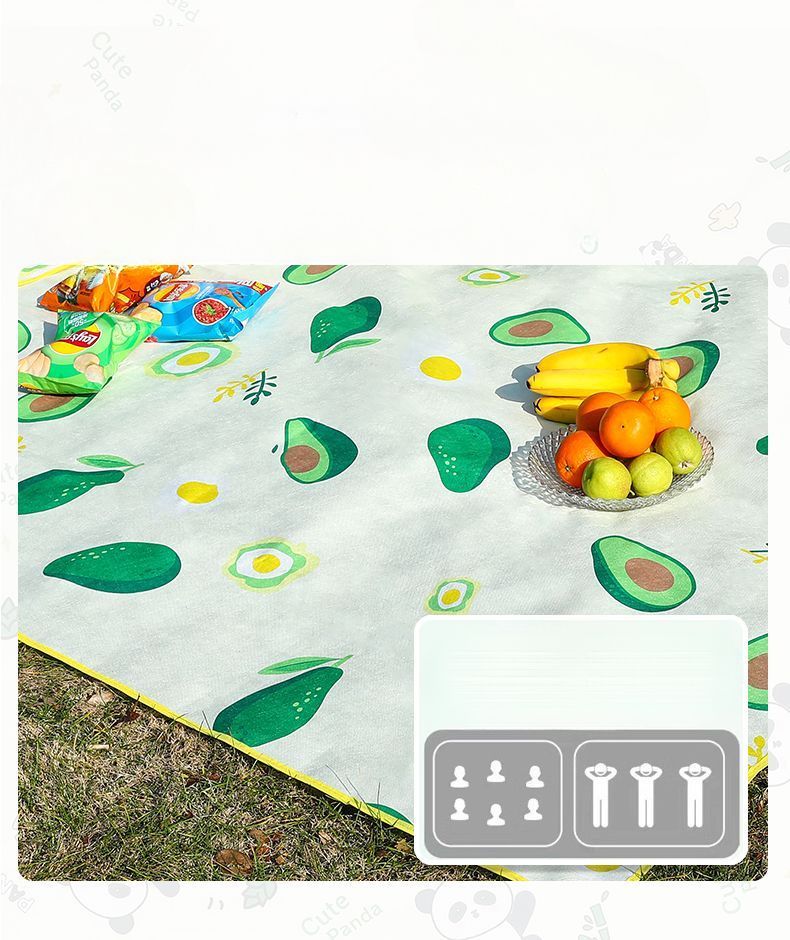 Waterproof Thickened Portable Outdoor Travel Camping Picnic Ground Lawn Spring Outing Moisture-proof Beach Mat_voghion.com