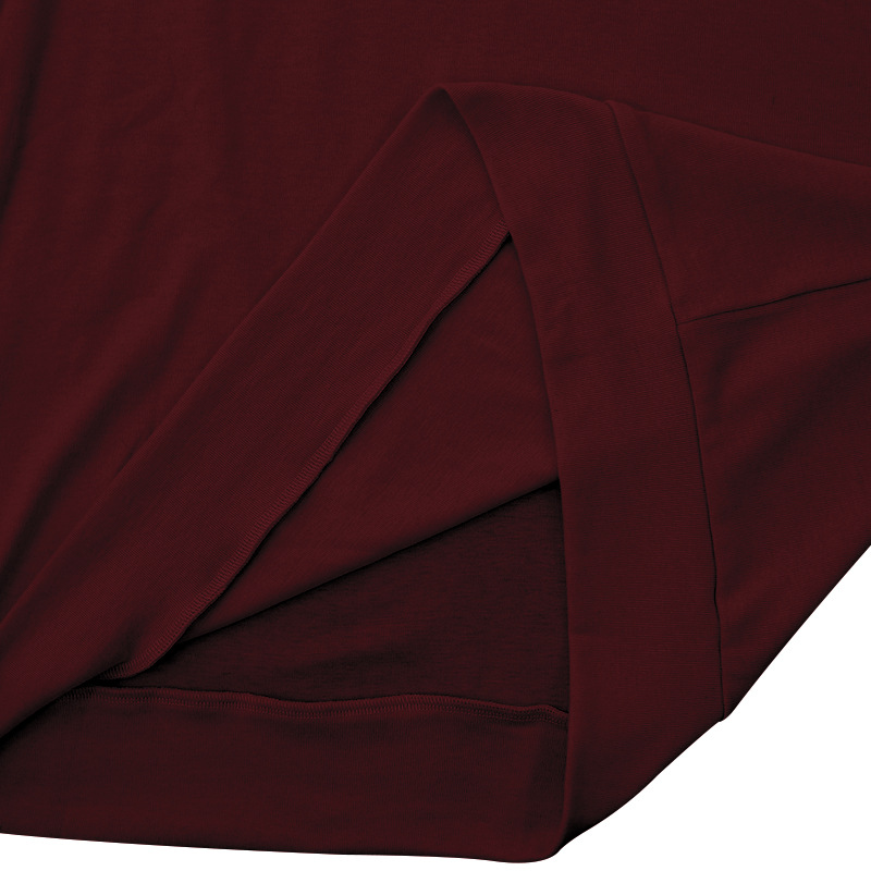 2023 Herbst Winter Langarm T-Shirt Herren Einfarbig High Neck Base Layer Unterhemd T-Shirt Top_voghion.com