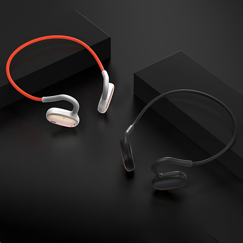 Kabellos Open-Ear 5.3 Loftleitungs-Kopfhörer - Duebelmikrofon-Rauschënnerdréckung, Siri Stëmmassistent & Stereo-Sport_voghion.com
