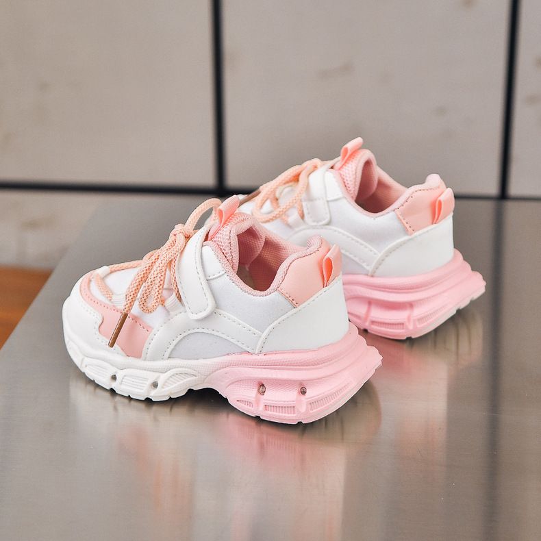 Chaussures de sport coréennes pour filles, printemps-automne 2025, chaussures de course à LED pour enfants, semelles souples, vente en gros_voghion.com