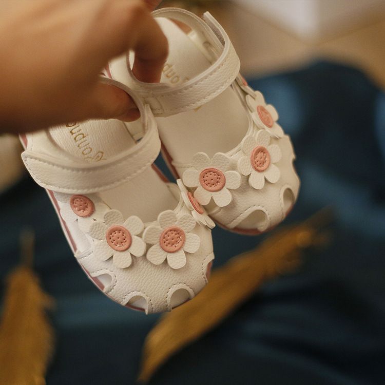Kinder Schuhe Sommer neue stil baby mädchen kleinkind schuhe baby schuhe weichen boden nicht-rutsch verschleiß-beständig 0-1-3 jahre altes mädchen schuhe sandalen_voghion.com