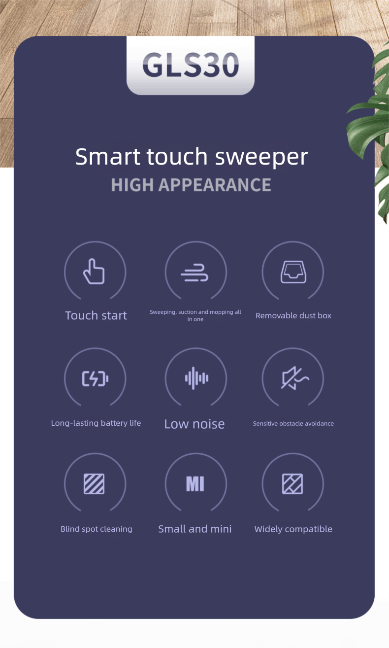 Robot intelligente, macchina per la pulizia domestica pigra, aspirapolvere completamente automatico, piccolo elettrodomestico in regalo_voghion.com