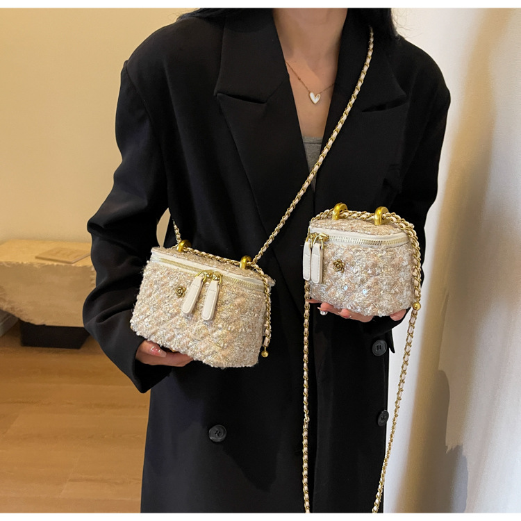 French chain for women new small square crossbody high-end mini niche box bag_voghion.com