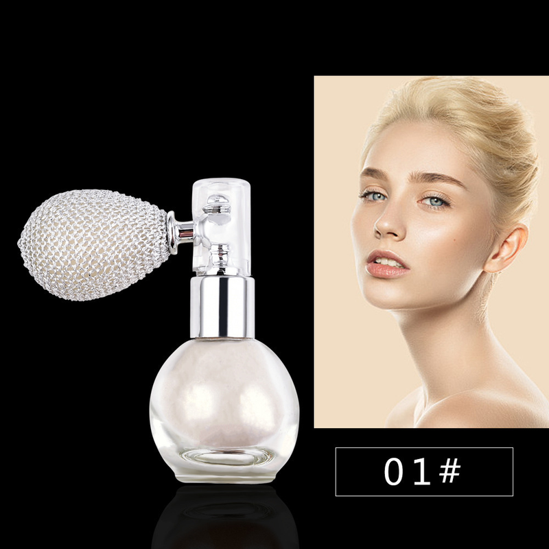 Schimmerend Spraypudder Glitterpudder, Kierperglitter Gesiicht Héichglanz Highlighter Lose Make-up fir Fraen Hoer Make-up_voghion.com