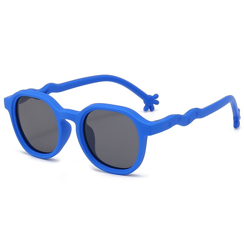 2023 Children's Round Polarizing Glass Student Sunglasses Sun Visors 6-118_voghion.com