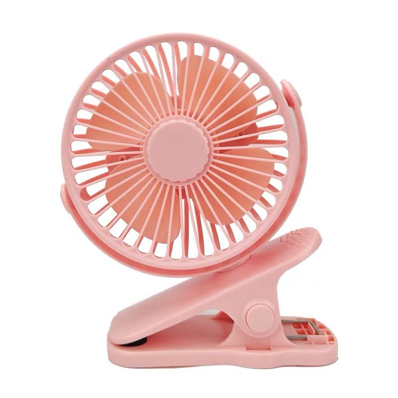 Ventilador elétrico portátil de mesa ultra silencioso com clipe USB recarregável de alta potência eólica_voghion.com