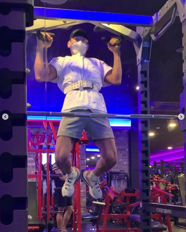 Muscle Spring/Summer New Men's Sports Running Fitness Training Cotton Loose Elastic Oversize Short Sleeve T-shirt_voghion.com