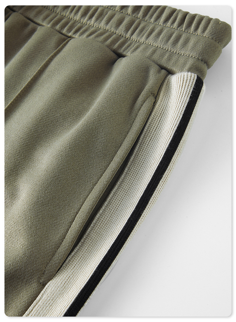 Man's clothing Basic side strap pants Classic casual sweatpants for men_voghion.com