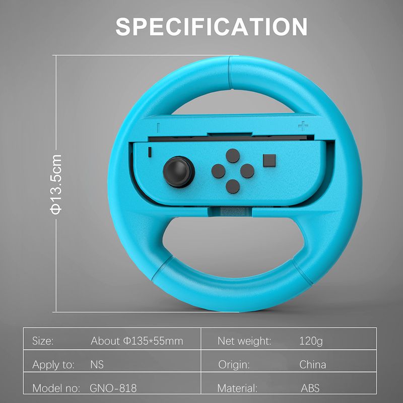 Racing Wheel (2PCS) – Joy-Con Steering Wheel , Switch 2 Accessories, Motion Control, Ergonomic Grip – Lightweight ABS Racing Game Controller_voghion.com