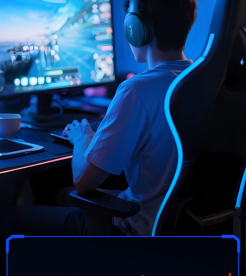 Cuffie Bluetooth Wolf Spider G1 over-ear con doppia modalità di posizionamento del suono e microfono per giochi FPS e corsa_voghion.com