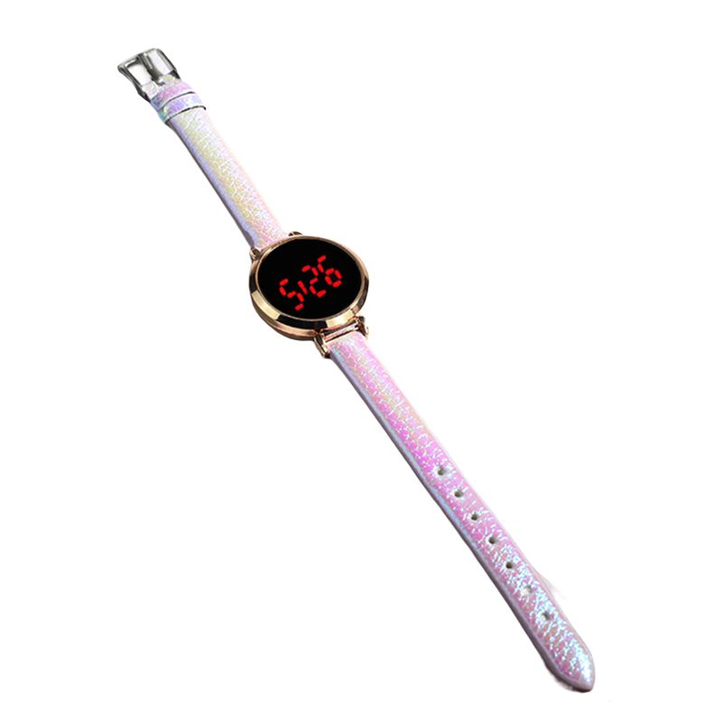 Xinweiqing Multifunctional Life Display Fashionable Women Round LED Digital Watch for Daily Wear_voghion.com