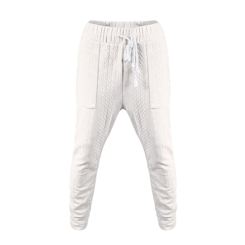 Men's Clothing 2024 3D printing casual loose long sleeved jacquard knitted sweater tops and trousers men's suit_voghion.com