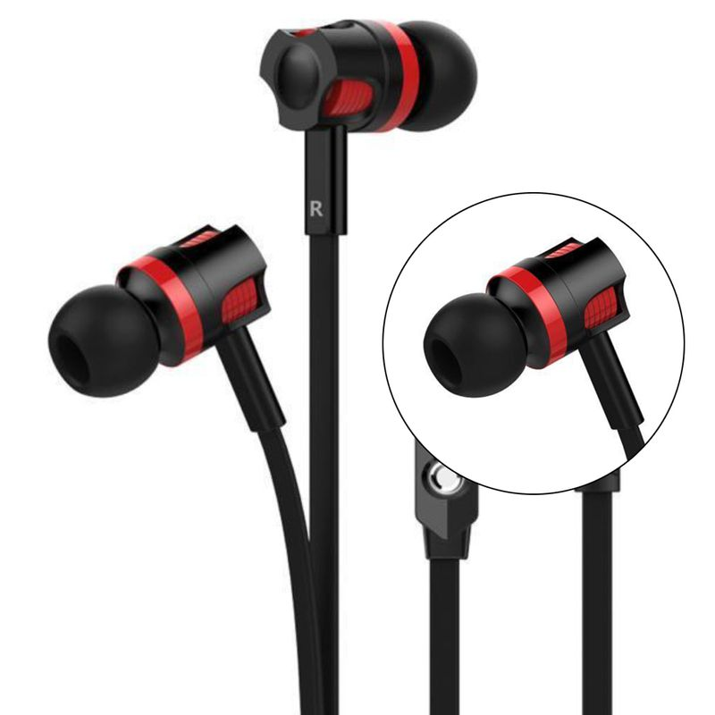 Auriculares intrauditivos con micrófono para juegos, estéreo, graves profundos, para teléfono móvil_voghion.com