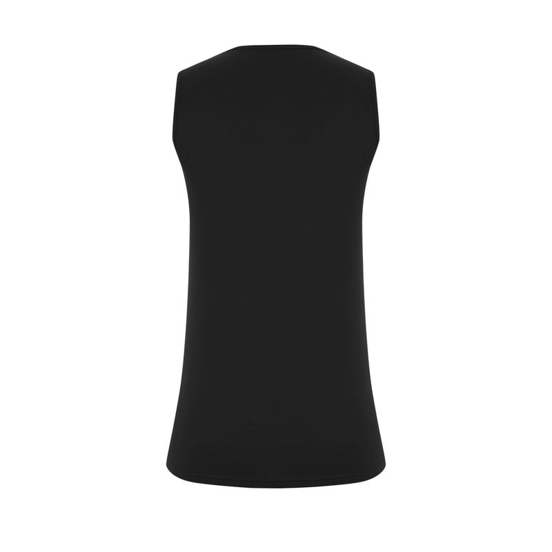 Canotta tinta unita con scollo a V e fibbia personalizzata, modello elegante, moda donna primavera/estate 2025_voghion.com