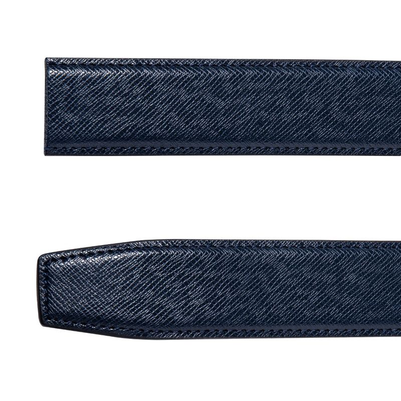 HOT 3.5cm High Quality Cowskin Genuine Belt without Buckle Men's Formal Automatic Leather Replacement belts Green Blue White_voghion.com