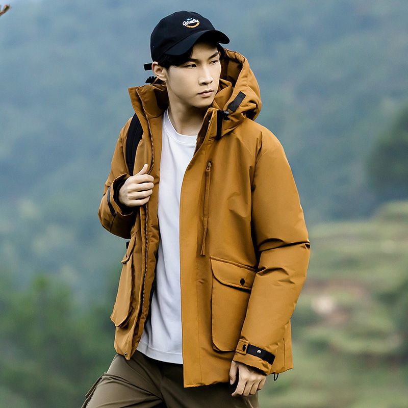 2024 New Autumn Winter High-end Quality Men's Simple Fashion Workwear Cotton Jacket For Outdoor Travel Warmth_voghion.com