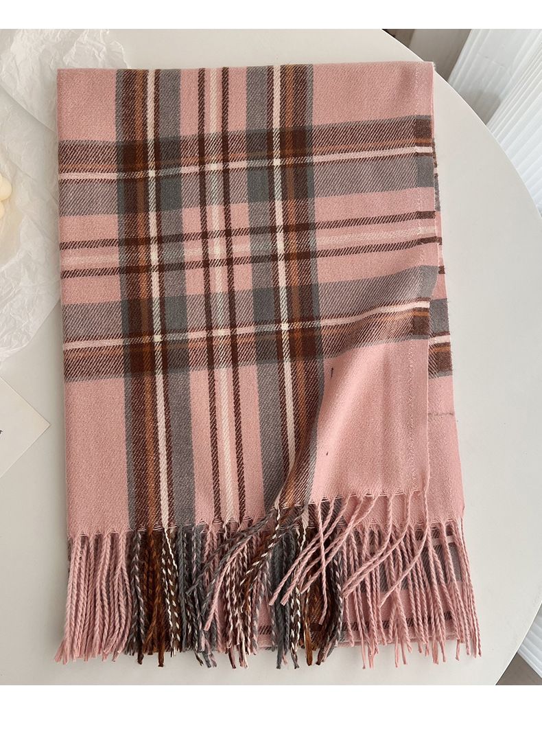 kasjmier paar plaid 2024 herfst en winter nieuwe kerstsjaal veelzijdige warme sjaal_voghion.com