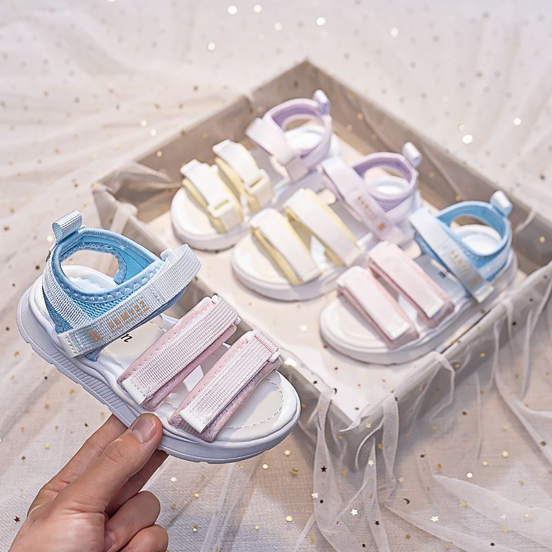 2024 New for and Girls Mid size Big Children's Soft Sole Sandals with Western Style Summer Princess Beach Shoes_voghion.com