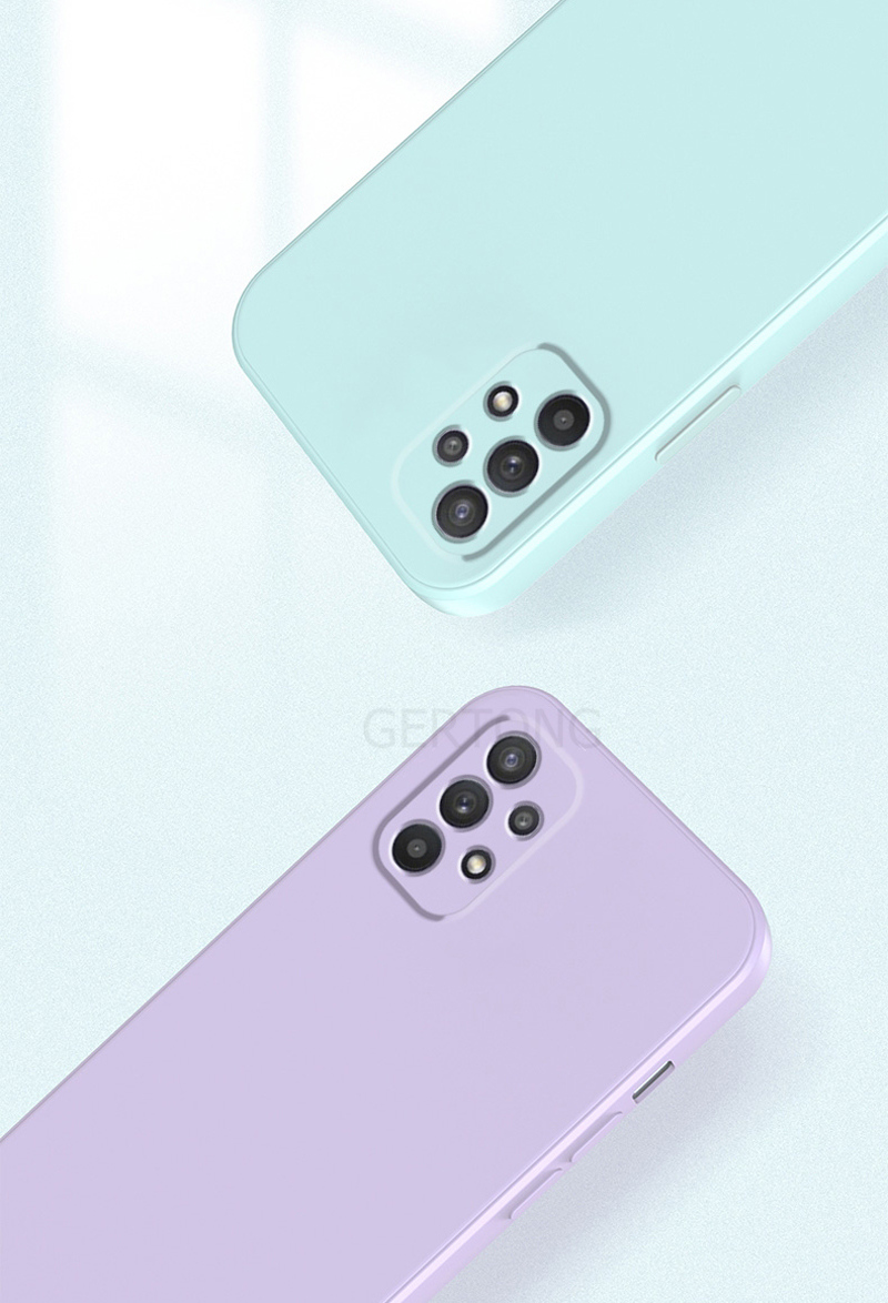 Samsung Galaxy A53 5G korpusam Kvadrātveida silikona tālruņa vāciņš priekš Galaxy A52 A52S A32 A73 A72 A71 A51 4G 5g korpusa aizmugures vāciņš_voghion.com