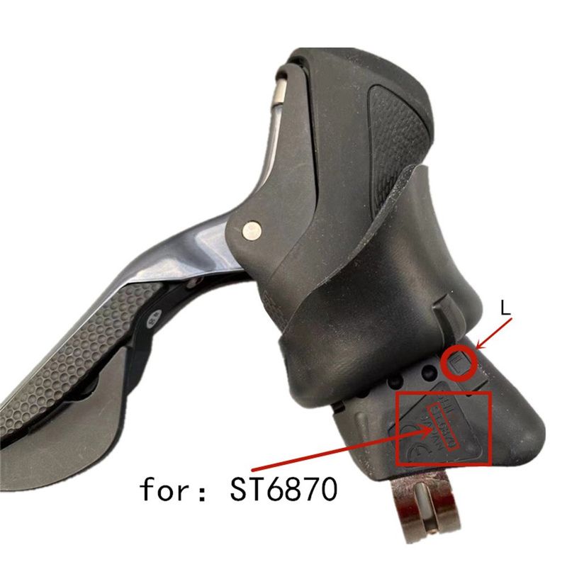 Copri leva cambio in gomma Copri leva freno Proteggi per parti di biciclette da strada Shimano Ultegra Di2 ST-6870_voghion.com
