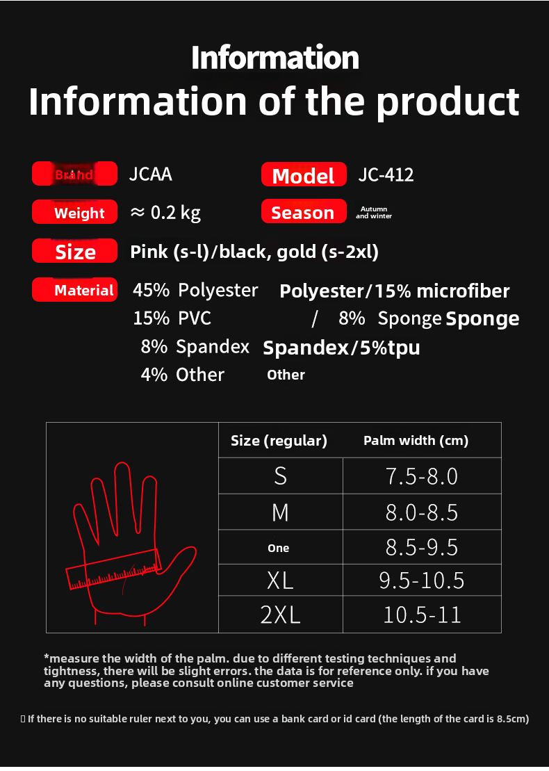 JCCA Winter-Motorradhandschuhe für Damen und Herren – wasserdicht, winddicht, fleecegefüttert, kältebeständig_voghion.com