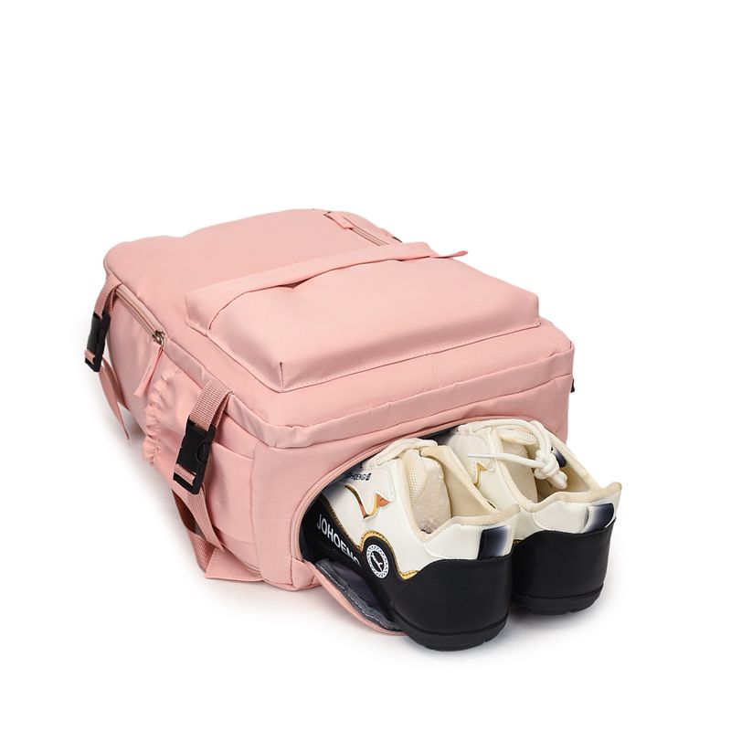 Lare Capacity Backpack 2025 New Simple Solid Color Business Laptop With Independent Shoe Compartment Commuter Travel_voghion.com