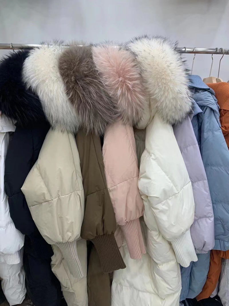 Damenmode lange Kapuzenjacke Warme Jacke_voghion.com