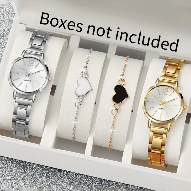 Fashion Steel Band Simple Women's Korean Version Quartz Watch Small And High-end_voghion.com