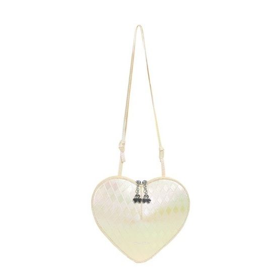Borsa a tracolla versatile alla moda a forma di cuore per il 2024, nuova e carina borsa a tracolla di nicchia con personalità Melad, alla moda per le donne_voghion.com