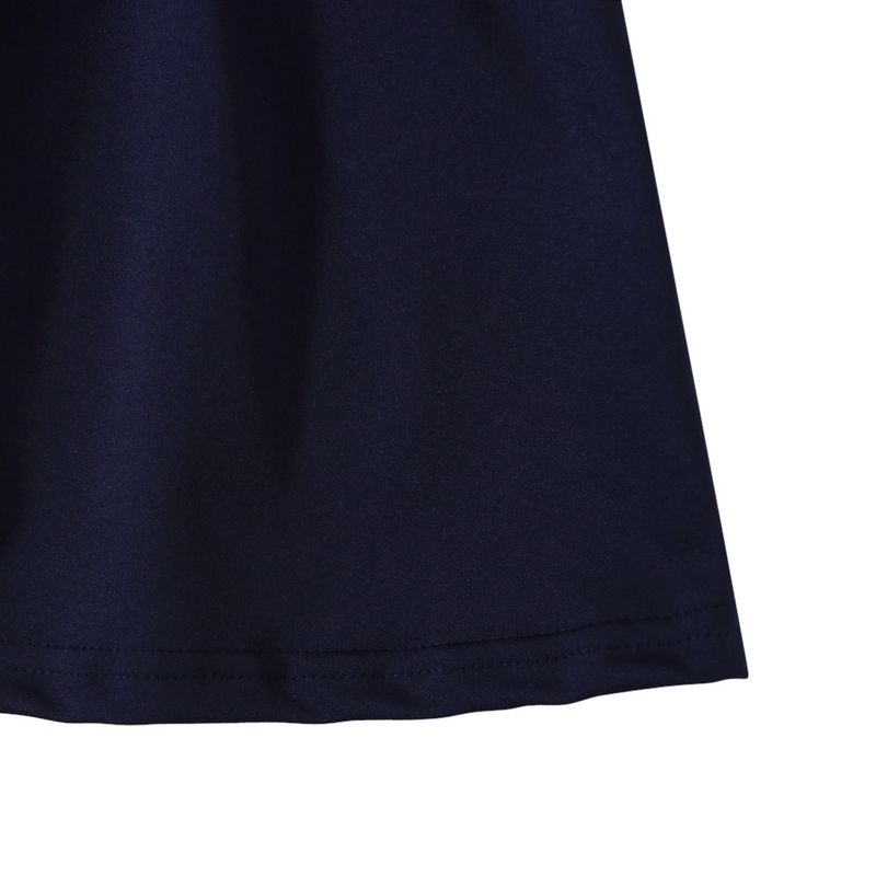 Lasteriided kevad- ja sügisstiilis Tüdrukute pikkade varrukatega ühevärviline kleit + pearätt, kaheosaline laste seelik_voghion.com