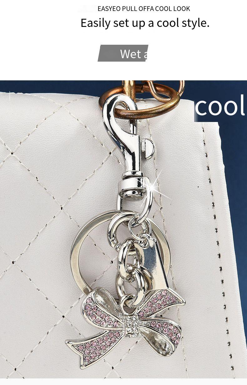 Bow Keychain Men's And Women's High-end Car Keychain Pendant Hot Accessories_voghion.com