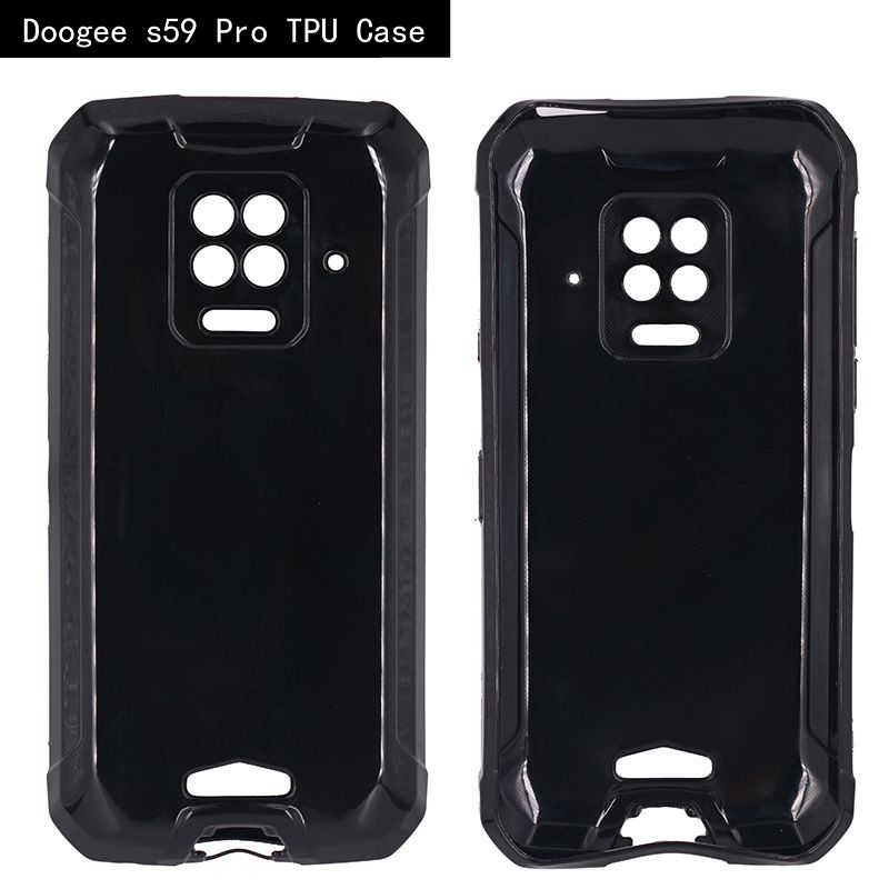 Suitable for Doug Doogee s59 Pro Glossy Pudding Silicone Material Case Mobile Phone Case Leather Case TPU Soft Case_voghion.com