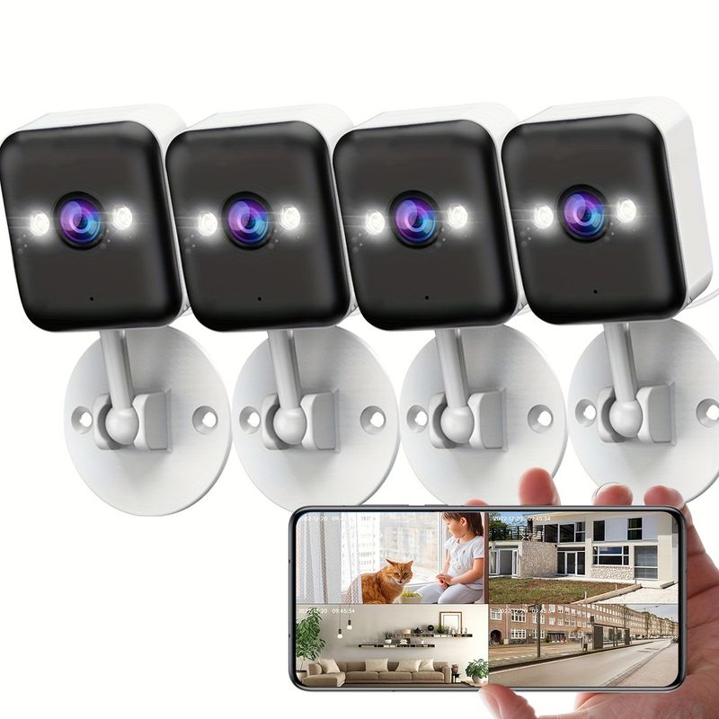 2025 Nuova confezione da 14 telecamere Wi-Fi wireless 1080P con audio bidirezionale_voghion.com