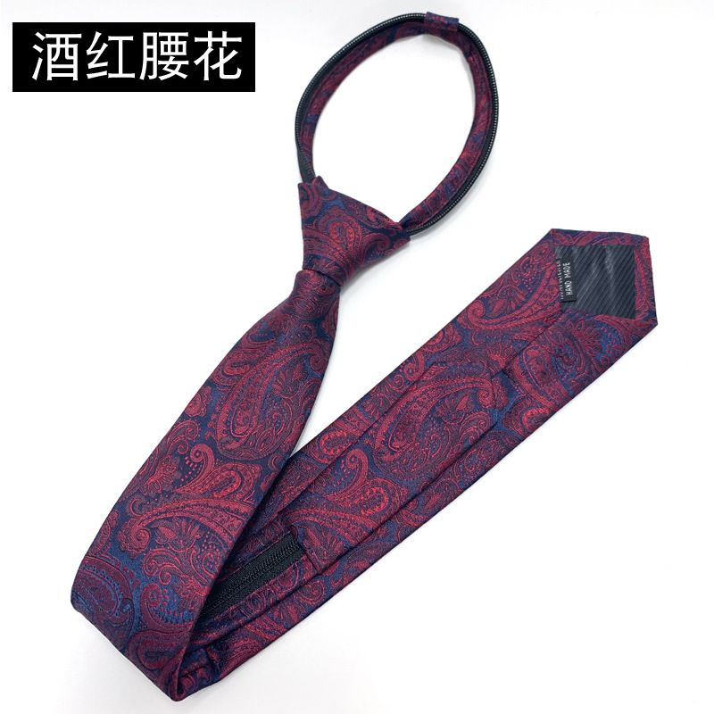 Cravate tendance pour hommes et femmes, étudiante, simple, pratique et décontractée, style minimaliste, coupe étroite, 6 cm, bleu marine_voghion.com