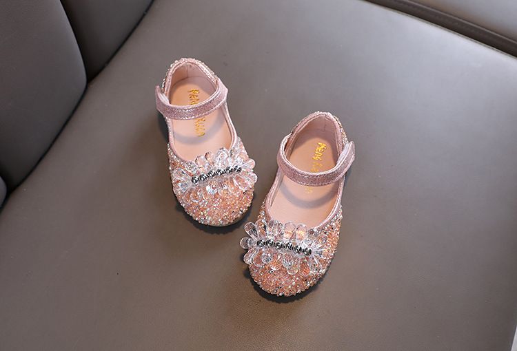 Scarpe da ballo per bambina, bambina, principessa, con diamanti, singole, per spettacoli di danza, per bambini grandi_voghion.com