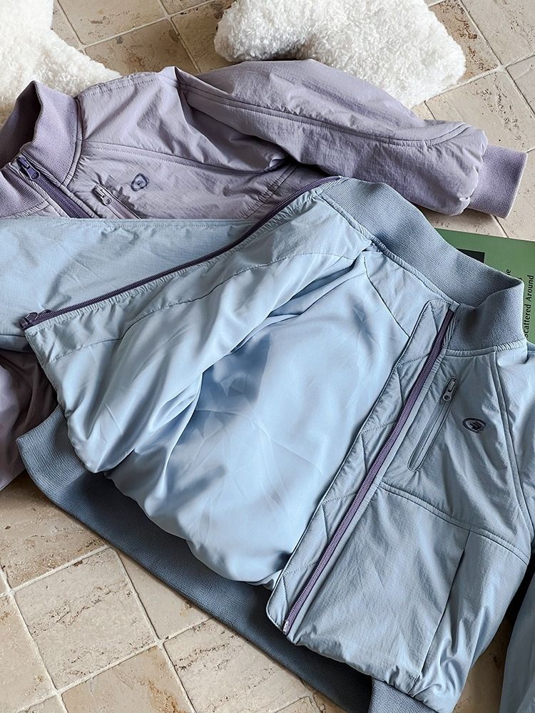 Kinder-Baumwollkleidung Mädchen Warme Winddichte Kurze Stehkragenjacke mit Baumwollfutter_voghion.com