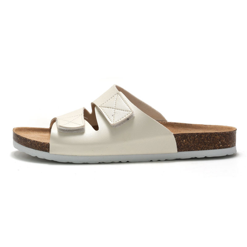 RUIZUSTOCK, nuove pantofole in sughero per la primavera e l'estate, sandali da uomo in stile coreano con velcro, scarpe da spiaggia_voghion.com