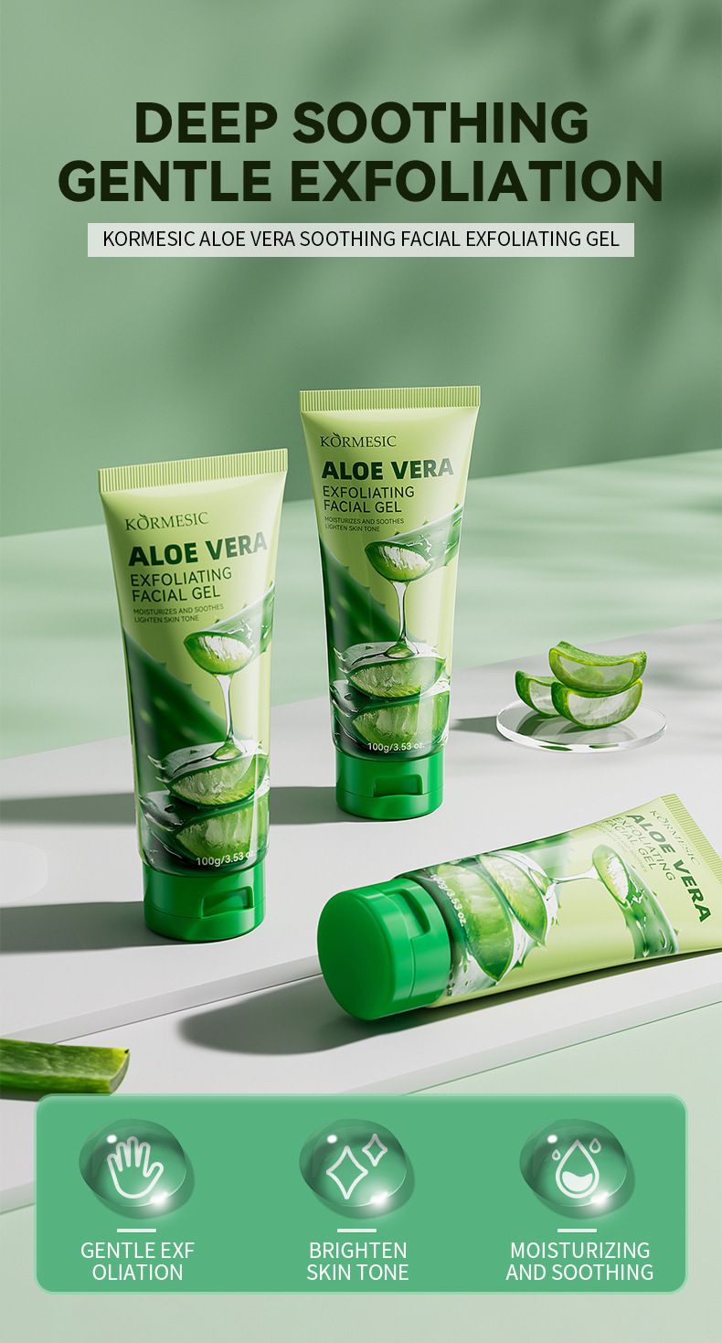 KORMESIC Aloe Gel Viso 100g Elastico Lucido_voghion.com