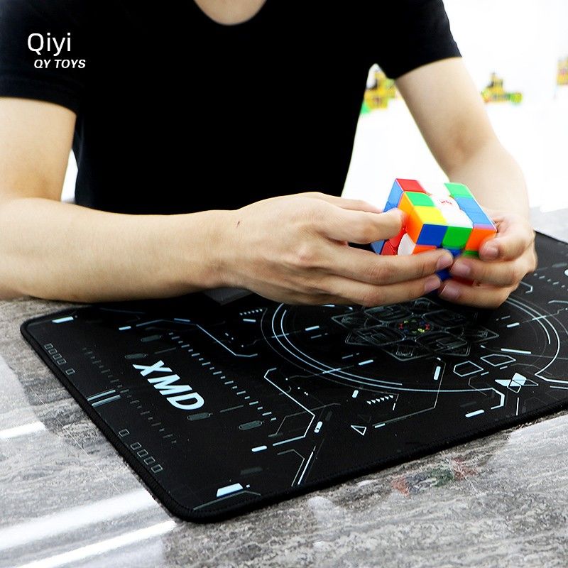 Unbeatable Quality Qiyi Rubik's Cube Training Force Awakening Non-Slip Crash Large Mouse Pad Timer Stacking Cups Mat_voghion.com