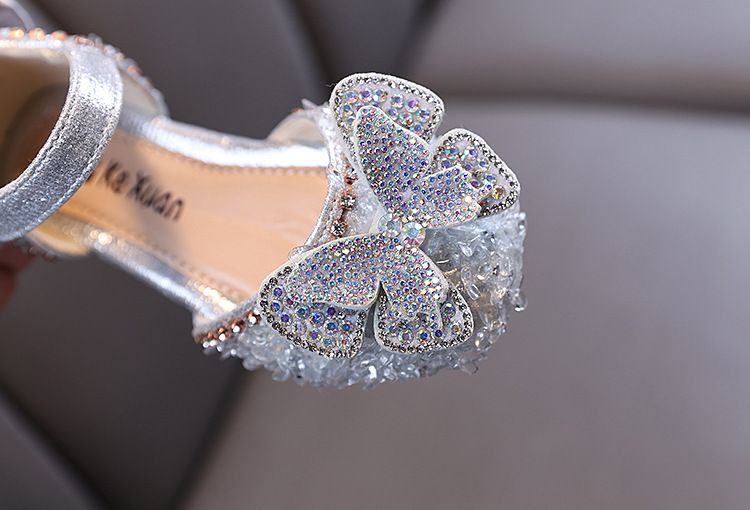 Neu Dame Baby Mädchen Mädchen Prinzessin Diamant Einzelnen Schuh Schuhe Dance_voghion.com