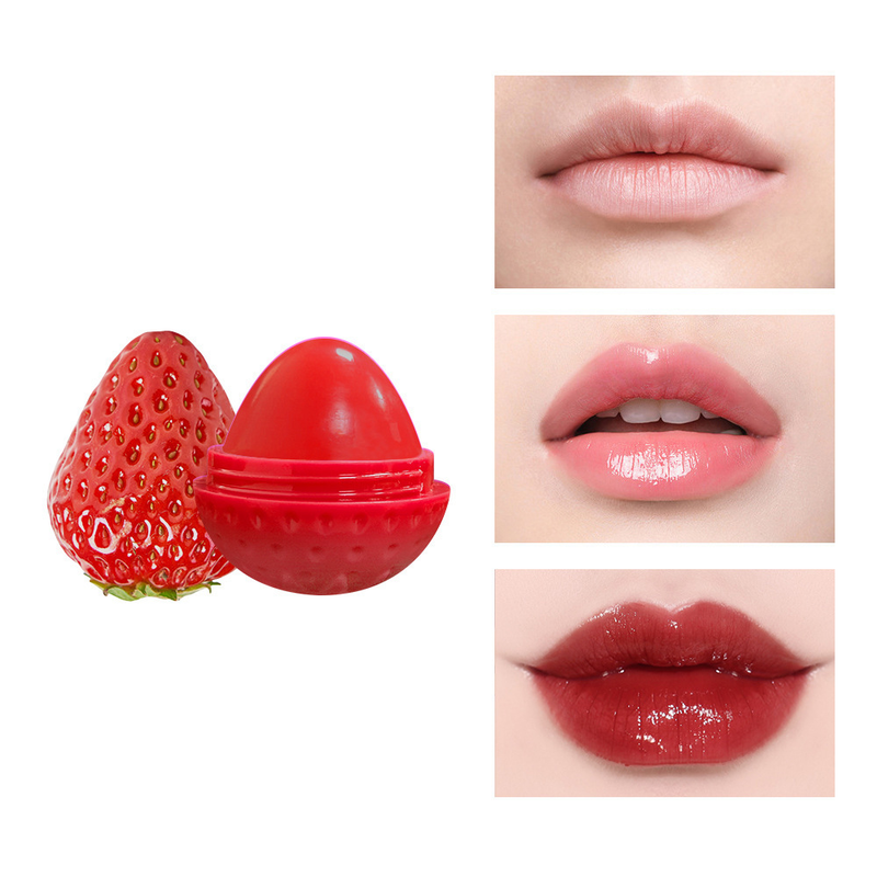 Mlundo aardbei hydraterende lippenstift, fruitige lipkleurmake-up_voghion.com