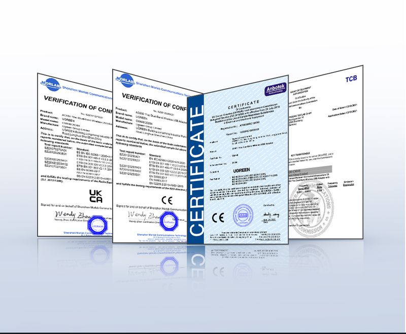 UGREEN WiFi Adapter AC650 AX1800 WiFi6/5 5G&2.4G USB WiFi Card Dongle For Desktop Laptop Wifi Antenna USB Ethernet Network Card_voghion.com