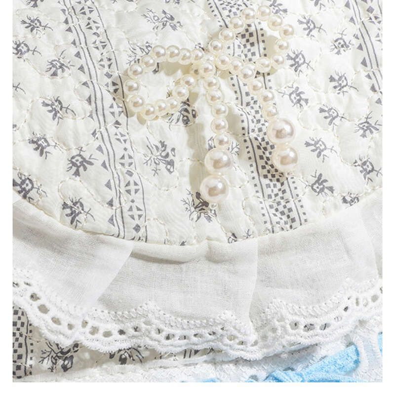 Sommer Neue Mode Multifunktionale Handgemachte Spitze Patchwork Falten Bowknot Damen Stofftasche Mode Lässig Vielseitig_voghion.com