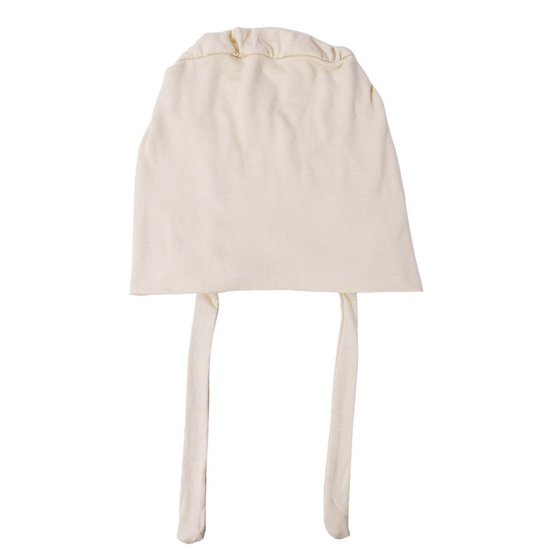 Adjustable Modal Elastic Bottoming Hat - Solid Color Head Covering Scarf With Rope & Lace (Breathable, Comfortable, Stretchy Headwear For Women)_voghion.com